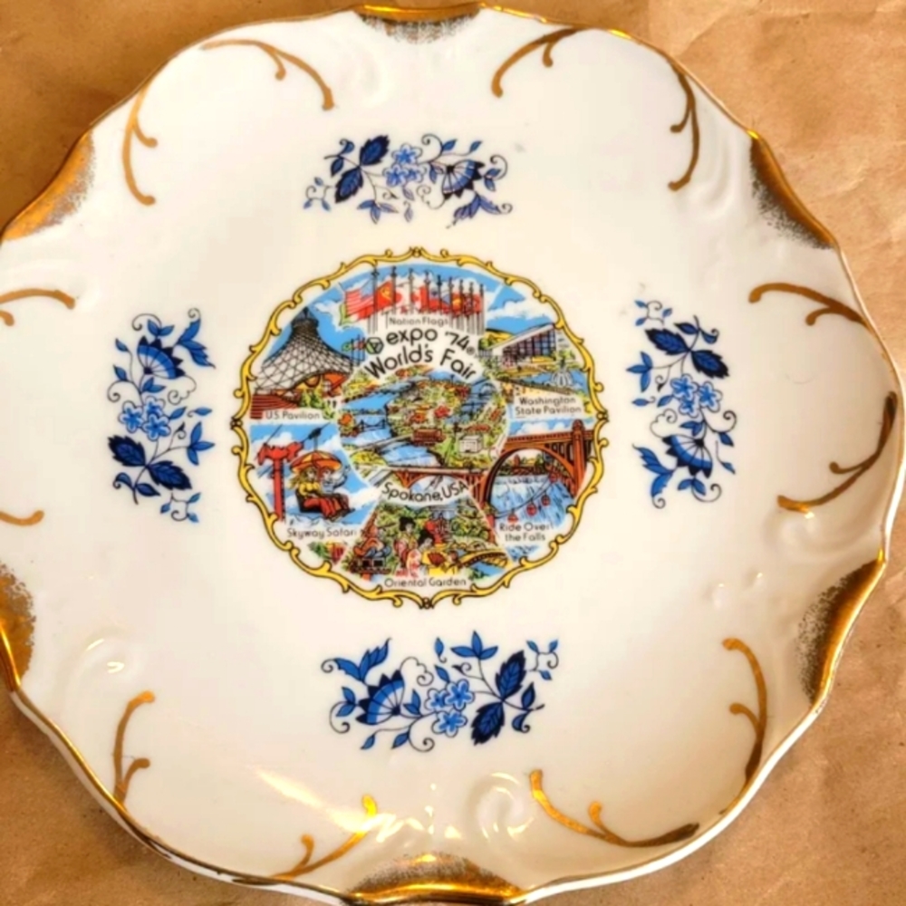 World's Fair Expo Porcelain Plate